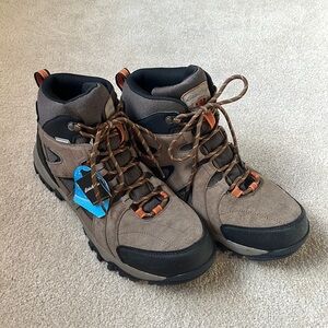 Men’s Eddie Bauer Waterproof Harrison Leather Cushioned Hiking Boots